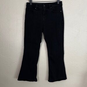 Lands End Mid Rise Curvy Bootcut Jeans Women’s Size 4 Petite Black